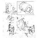Kenmore 1106807501 bulkhead assembly diagram