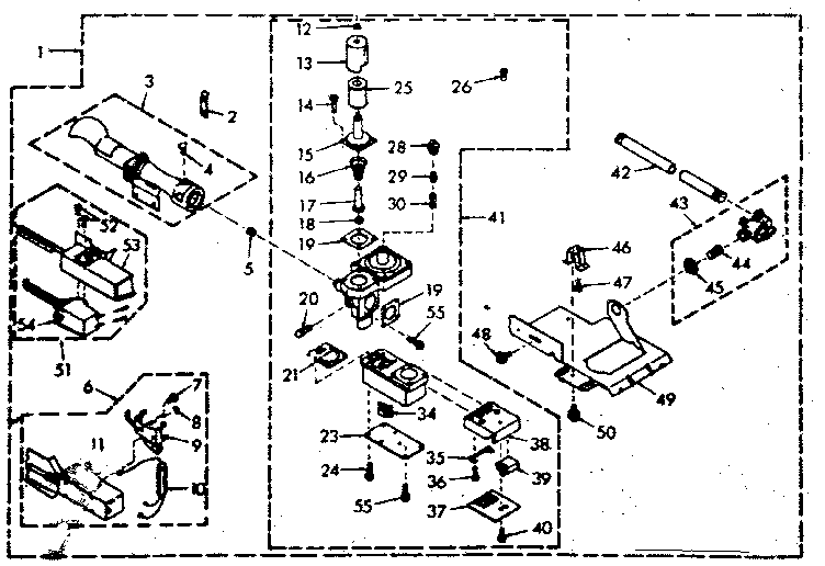 Kenmore 1106807501 burner assembly diagram