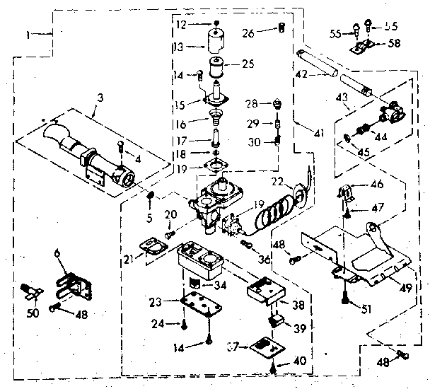Kenmore 1106807613 burner assembly diagram