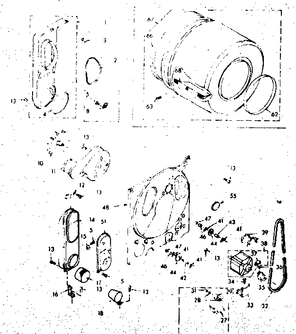 Kenmore 1106807614 bulkhead assembly diagram