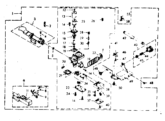 Kenmore 1106807614 burner assembly diagram