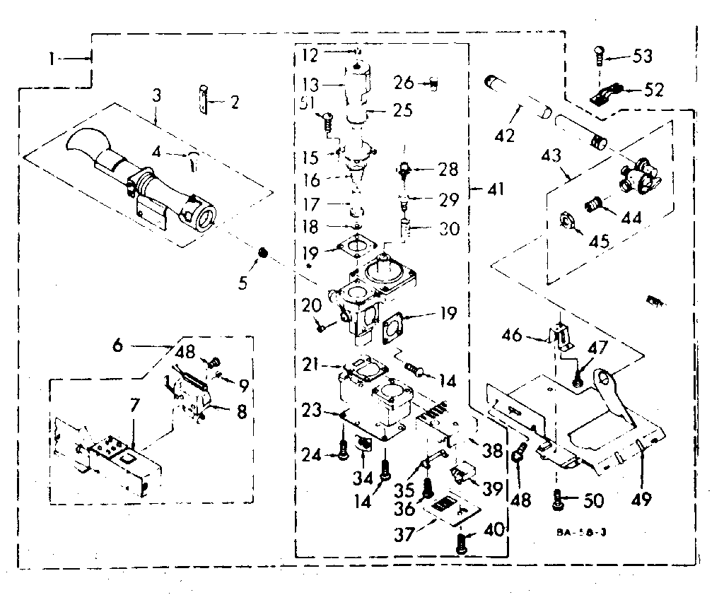 Kenmore 1106807704 burner assembly diagram