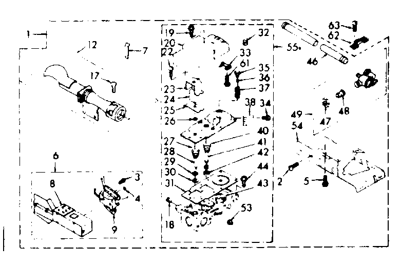 Kenmore 1106807704 burner assembly diagram
