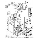 Kenmore 1106807705 machine sub-assembly diagram