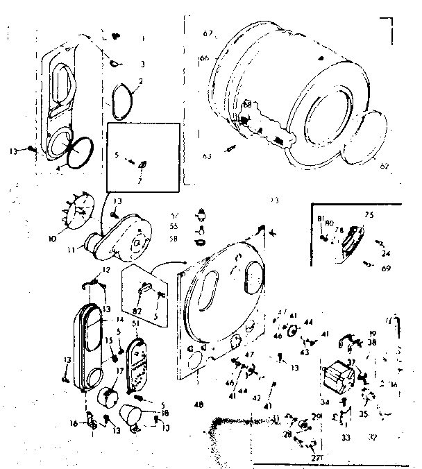 Kenmore 1106807810 bulkhead assembly diagram