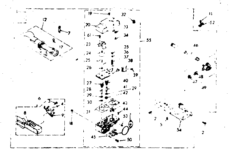 Kenmore 1106807810 burner assembly diagram