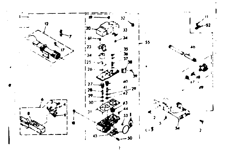 Kenmore 1106807813 burner assembly diagram