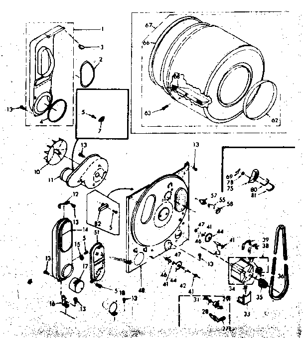 Kenmore 1106807840 bulkhead assembly diagram