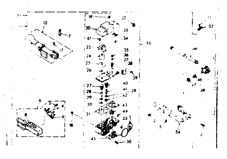 Kenmore 1106807840 burner assembly diagram