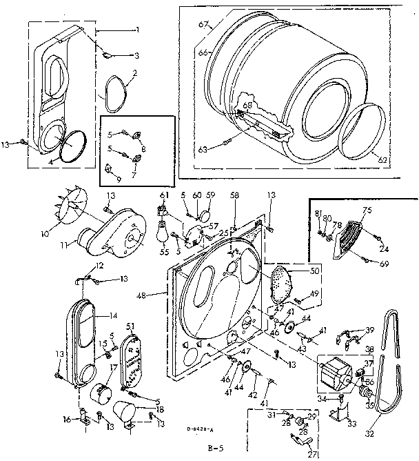Kenmore 1106807900 bulkhead assembly diagram