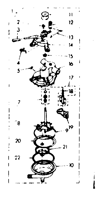 Kenmore 1106814600 pump assembly diagram