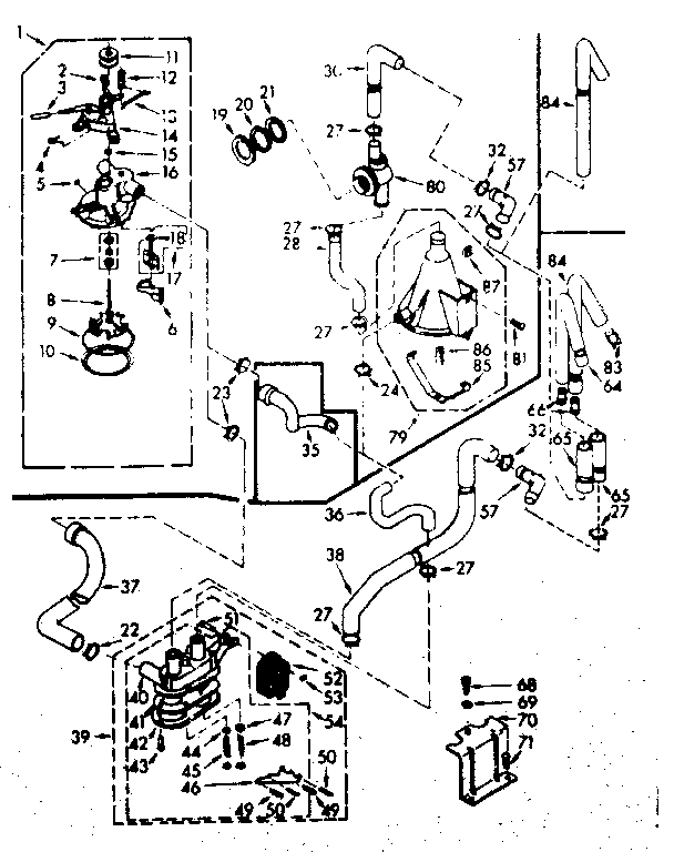 Kenmore 1106815671 water system diagram