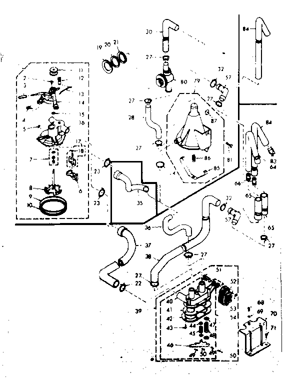 Kenmore 1106815751 water system diagram