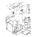 Kenmore 1106817600 machine sub-assembly diagram