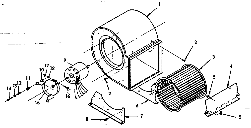 Kenmore 73577758 p.s.c. blower assembly diagram