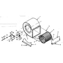 Kenmore 735768541 p.s.c. blower assembly diagram