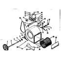 Kenmore 735768541 lau blower assembly diagram