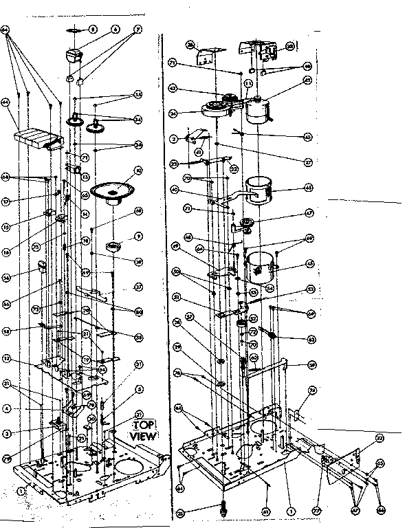 LXI 56450001 cabinet parts diagram