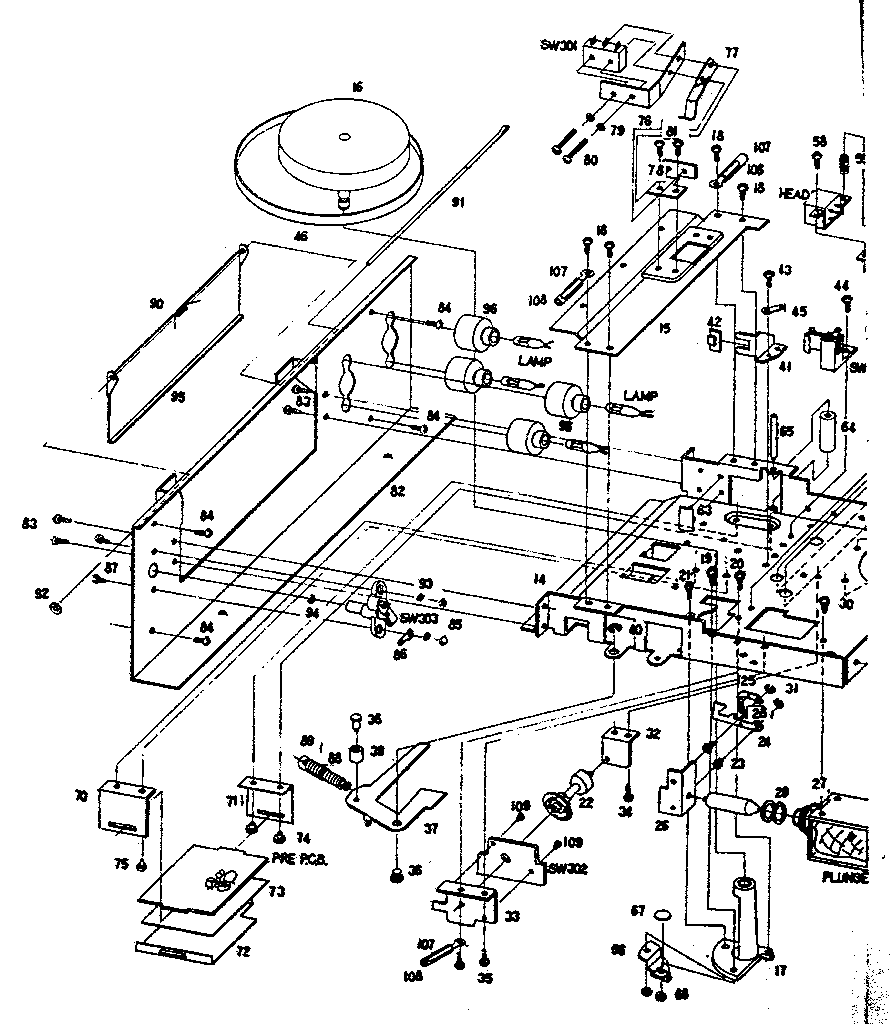 LXI 40091011500 front deck assembly diagram