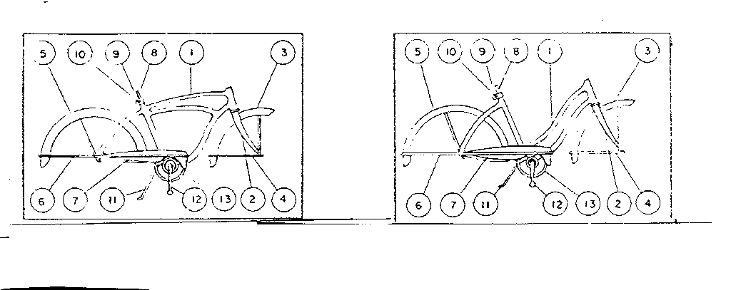 Sears 50245700 frame assembly diagram