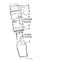 Sears 50246640 head fittings diagram