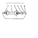 Sears 50246640 front hub parts diagram