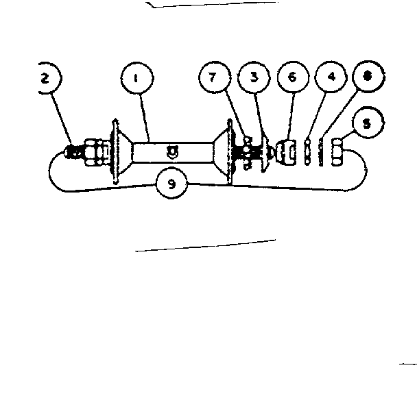 Sears 50246772 front hub parts diagram
