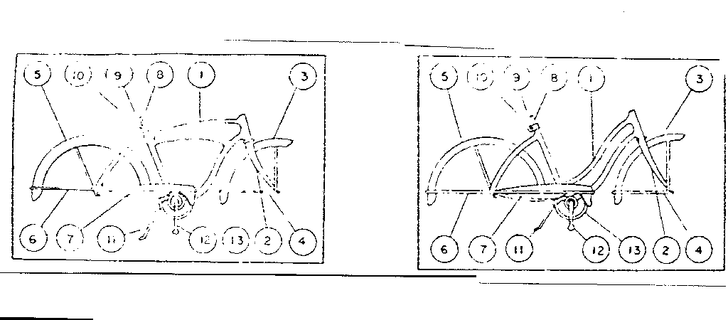 Sears 50246772 frame assembly diagram