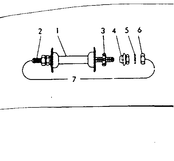 Sears 502469210 front hub parts diagram