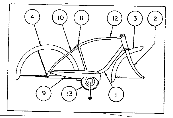Sears 50247290 frame assembly diagram