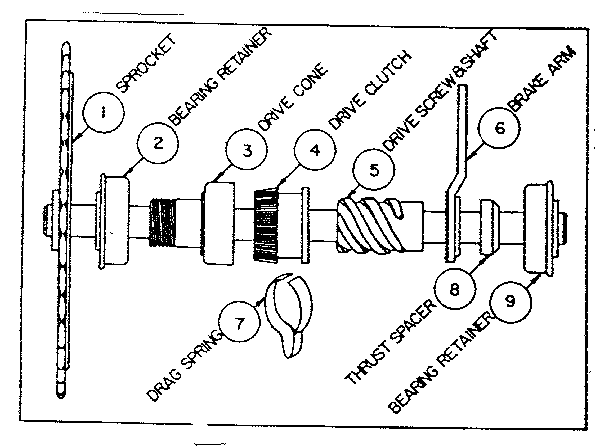 Sears 50247290 brake diagram