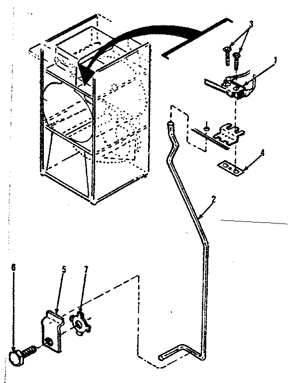Huebsch 28CG cylinder door interlock diagram