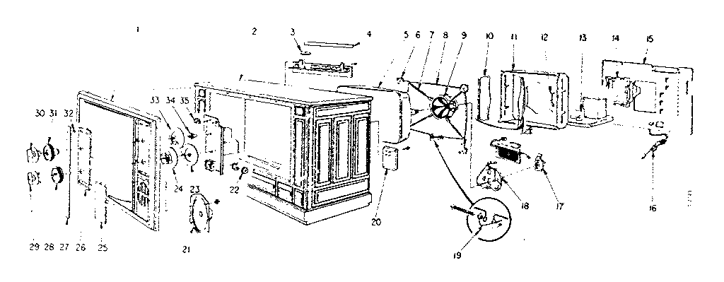LXI 52844781408 cabinet parts diagram