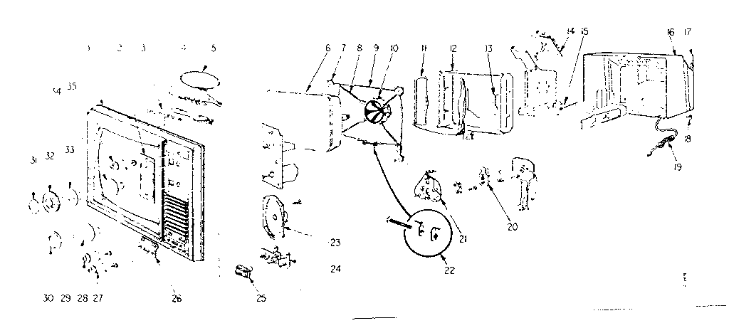 LXI 52841741407 cabinet parts diagram