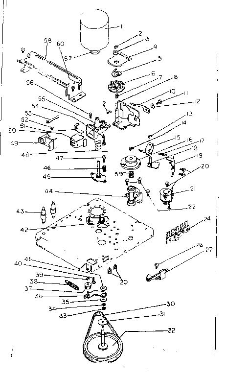 LXI 13291421400 tape deck diagram