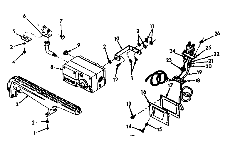 Synco & Proton DV-106-2 burner & controls diagram