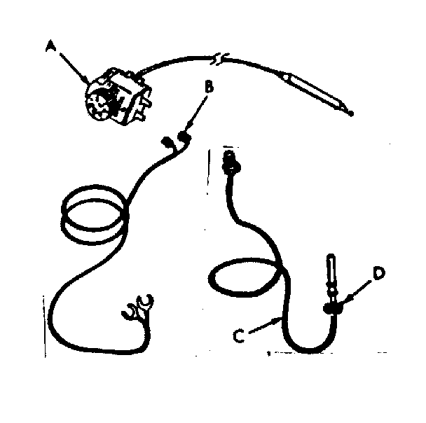 Synco & Proton DV-106-2 cabinet mounted thermostat diagram