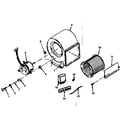 ICP HO-84DA-C h-q blower assembly diagram