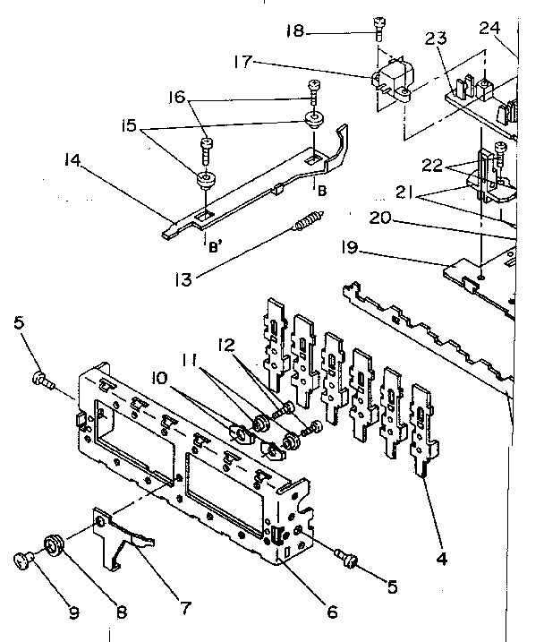 LXI 56493260150 push levers diagram