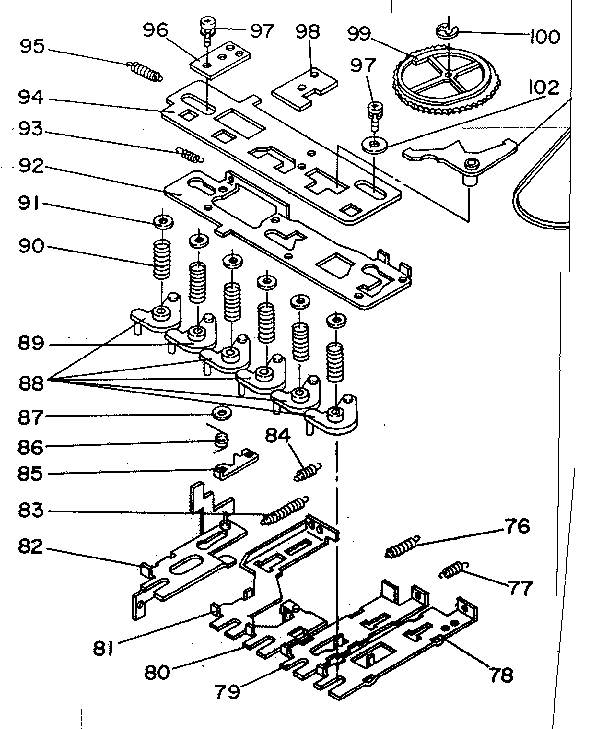 LXI 56493260150 operation arms and levers diagram
