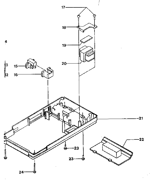 LXI 56421650150 cabinet bottom assembly diagram