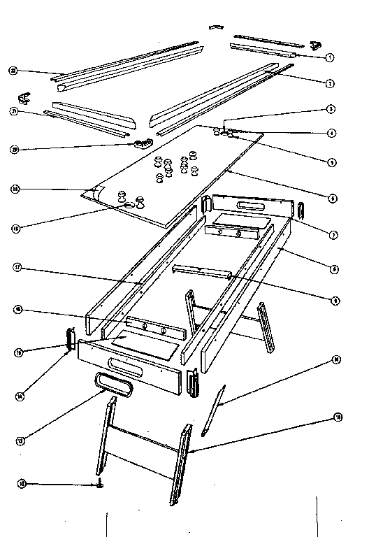 Sears 854252250 unit parts diagram