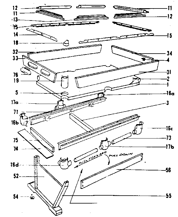 Sears 85425055 unit parts diagram