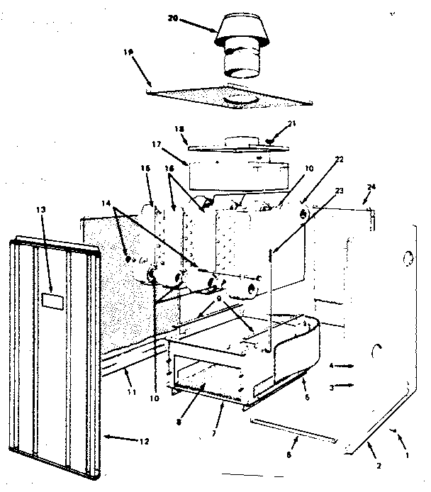 Kenmore 229960440 jacket-sections & base parts diagram
