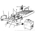 Kenmore 229960450 gas burners and manifold parts diagram