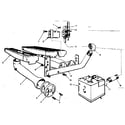 Kenmore 22996133 burner and manifold parts diagram