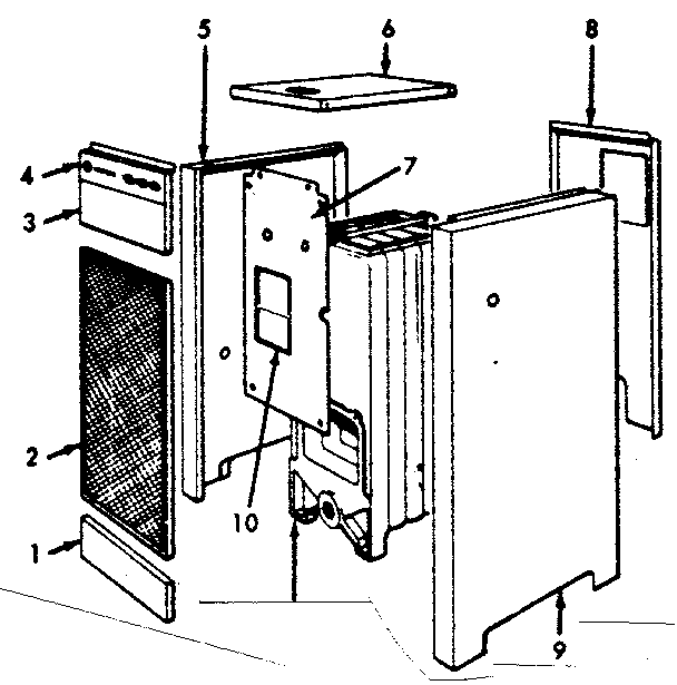 Kenmore 22996168 jacket parts diagram
