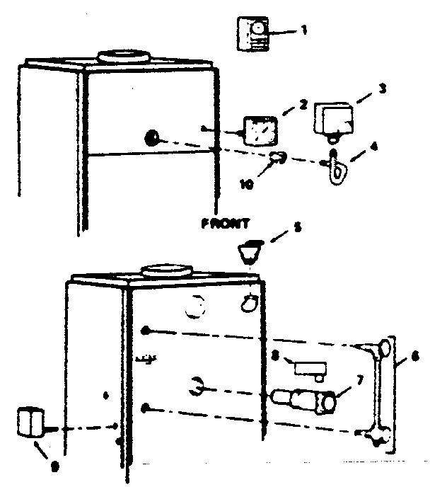 Kenmore 229942480 boiler controls diagram