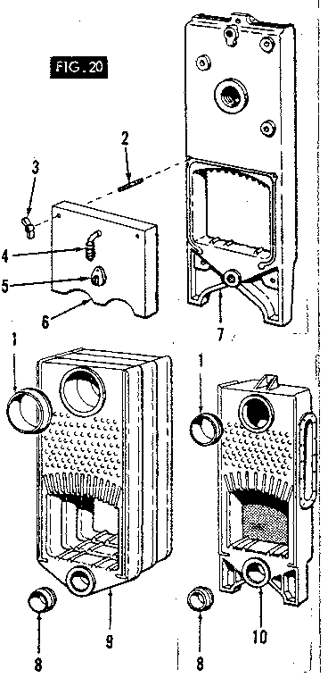 Kenmore 22996177 homart gas fired boiler sections diagram