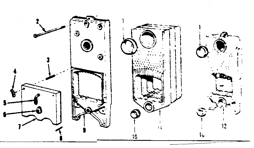 Kenmore 229962381 doors and unit sections diagram